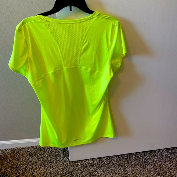 Bright Yellow Under Armor Shirt. - Picture 3 of 3